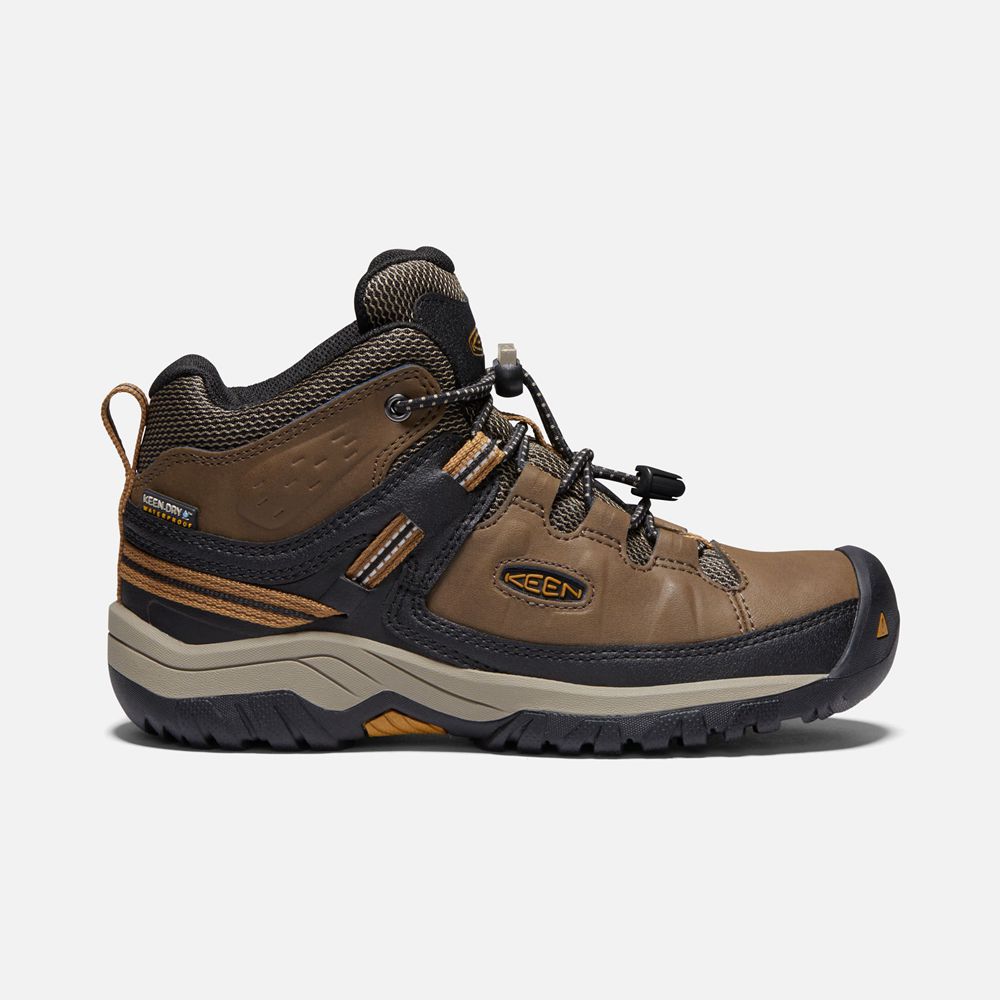 Keen Outdoor Bot Çocuk Kahverengi/Siyah - Targhee Waterproof - Türkiye SJZR01928